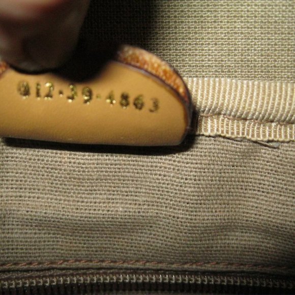 ❤️AUTH Vintage GUCCI SUITCASE Luggage Red / Green +Gucci Crest Zipper Pull 17x13 - Picture 9 of 12